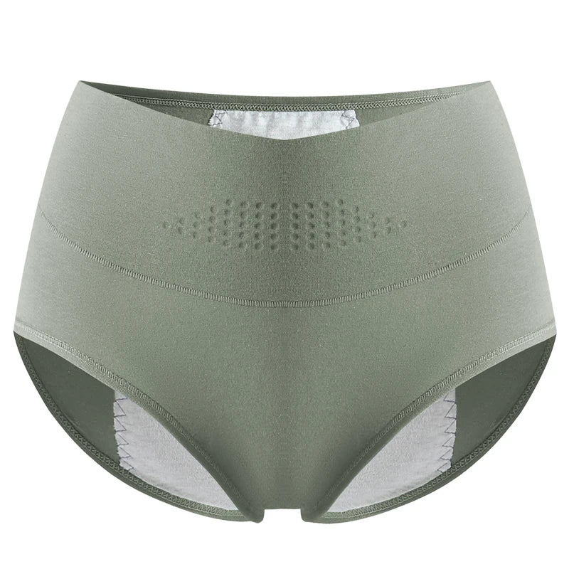 High Waist Leak Proof Menstrual Women's Panties Widen Period Pants Physiological Underwear Cotton Plus Size L-4XL Female Briefs