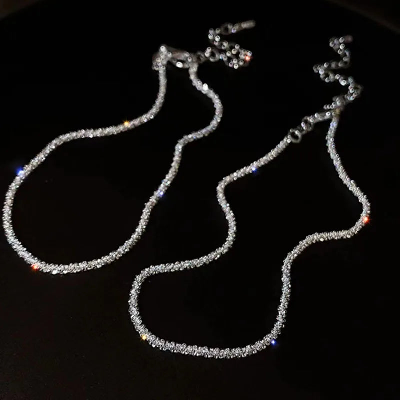 925 Sterling Silver Anklet Fashion Simple Temperament Anklet Birthday Gift For Women Senior Jewelry Accessories