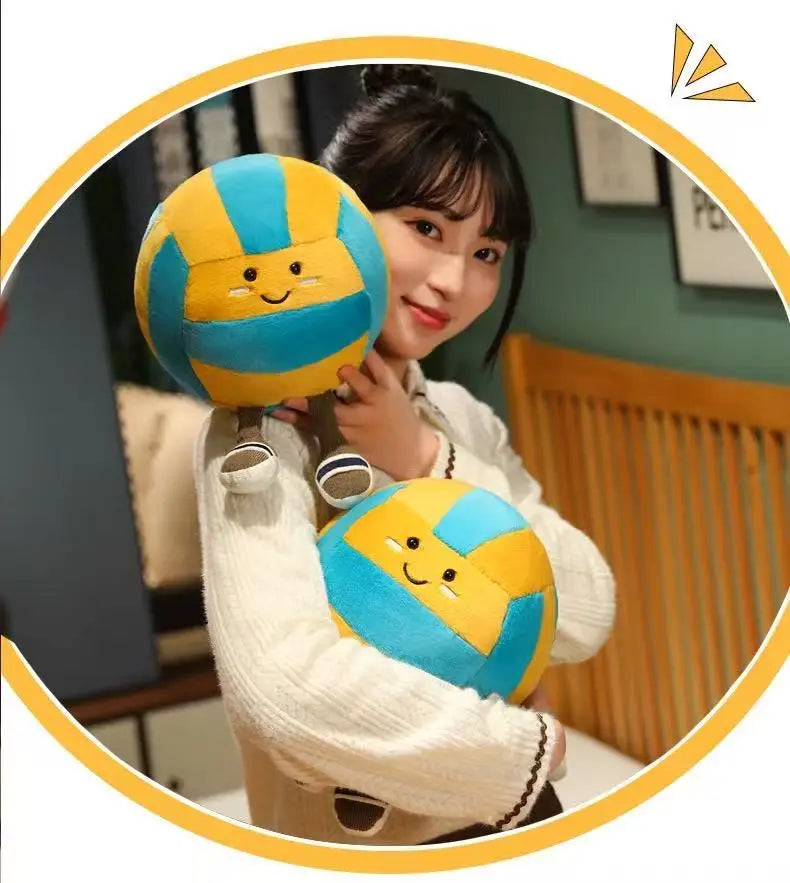 Jellycat バレーボール人形ぬいぐるみハンドメイド人形漫画アニメかわいい枕クッションホーム子供の誕生日プレゼント人形