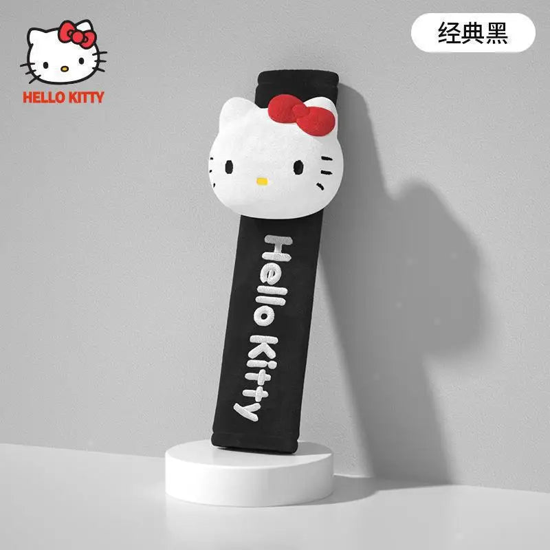 Sanrio Car Child Safety Belts, Seat Shoulder Pads, Anchors, Seat Belt Protectors, Anti-Pinch Neck Hello Kitty Car Accessories