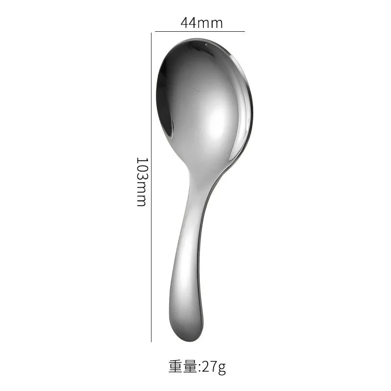 Outdoor Tourism 304 Stainless Steel Portable Tableware, CHILDREN'S Tableware, Dessert Tableware, Spoon and Fork Combination