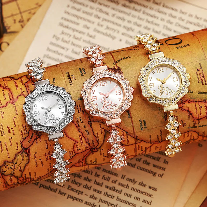 Luxury Women's Watches Elegant Luxury Gold Watch for Women Quartz Waterproof Wristwatches Ladies Relojes Para Mujer