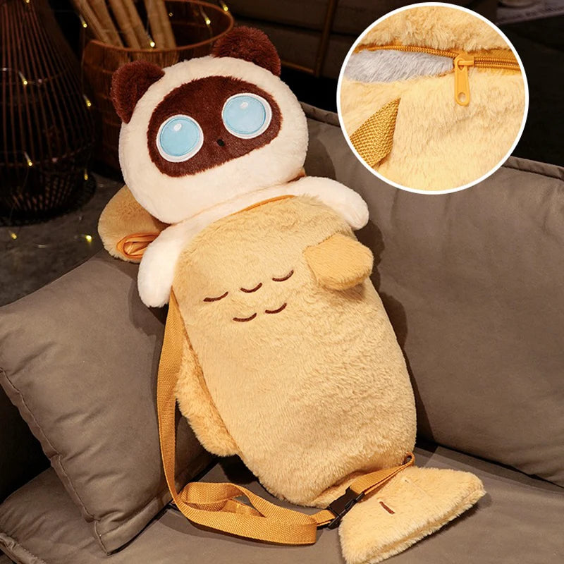 Big Lovely Soft Long Cat Pillow Stuffed Plush Toys Nap Pillow Home Comfort Cushion Kids Birthday Gift Cute Plushies Friend Gift