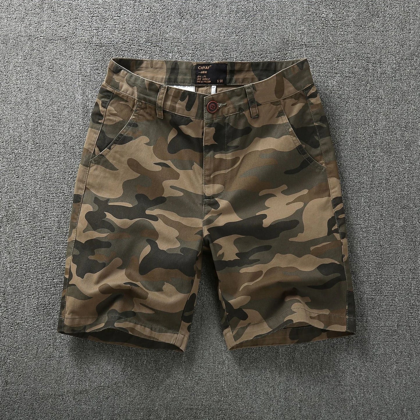 2025 Summer Men's Thin Loose Casual Work Short Pants Simple Wearable Camouflage Wear-resistant Tooling Sports Shorts For Man