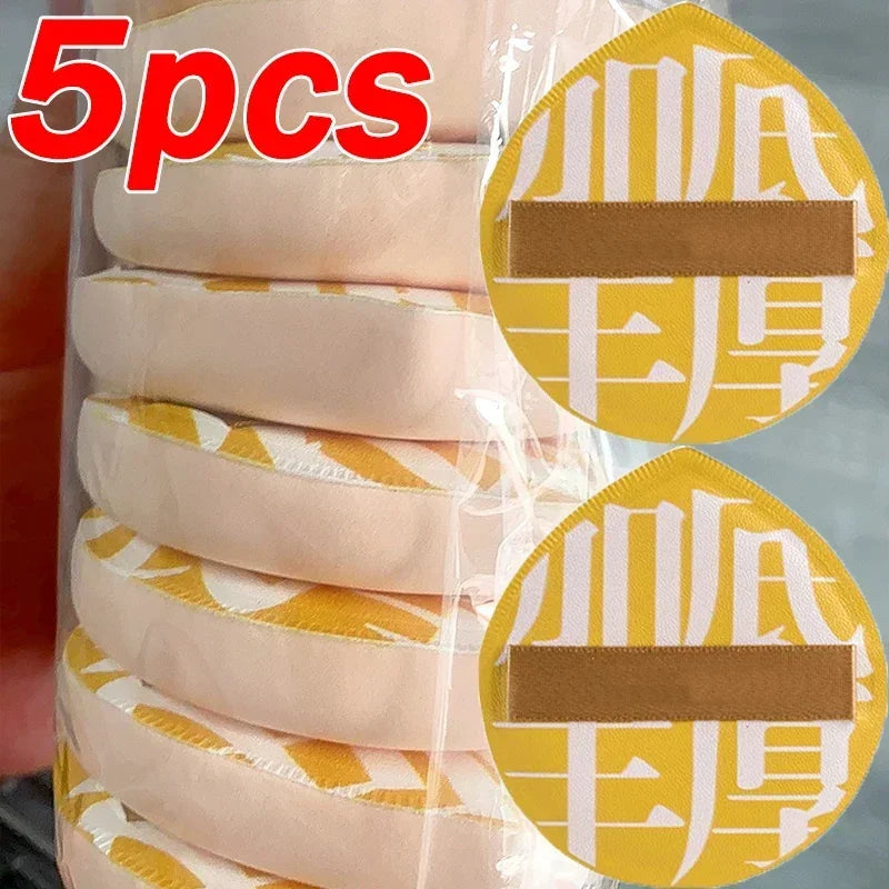 超厚手コスメパフ ラージサイズ コンシーラーファンデーションスポンジクッション ウェット・ドライ兼用 フェイスビューティーメイクアップパフツール XL