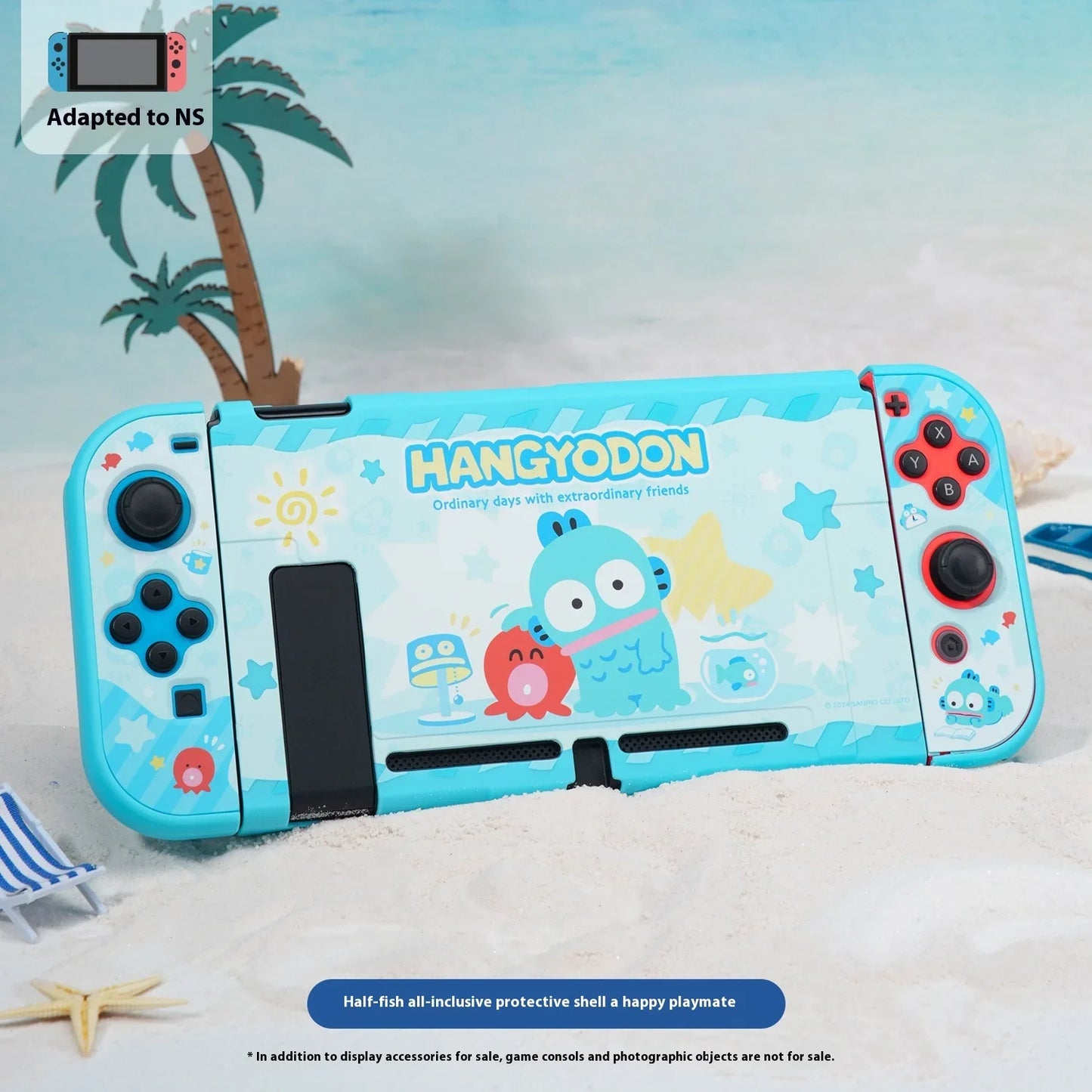 Sanrio Figure Hello Kitty Switch Ns/Oled Protective Case Hard Shell Protective Cover Plug Base Cute Peripheries Game Accessories