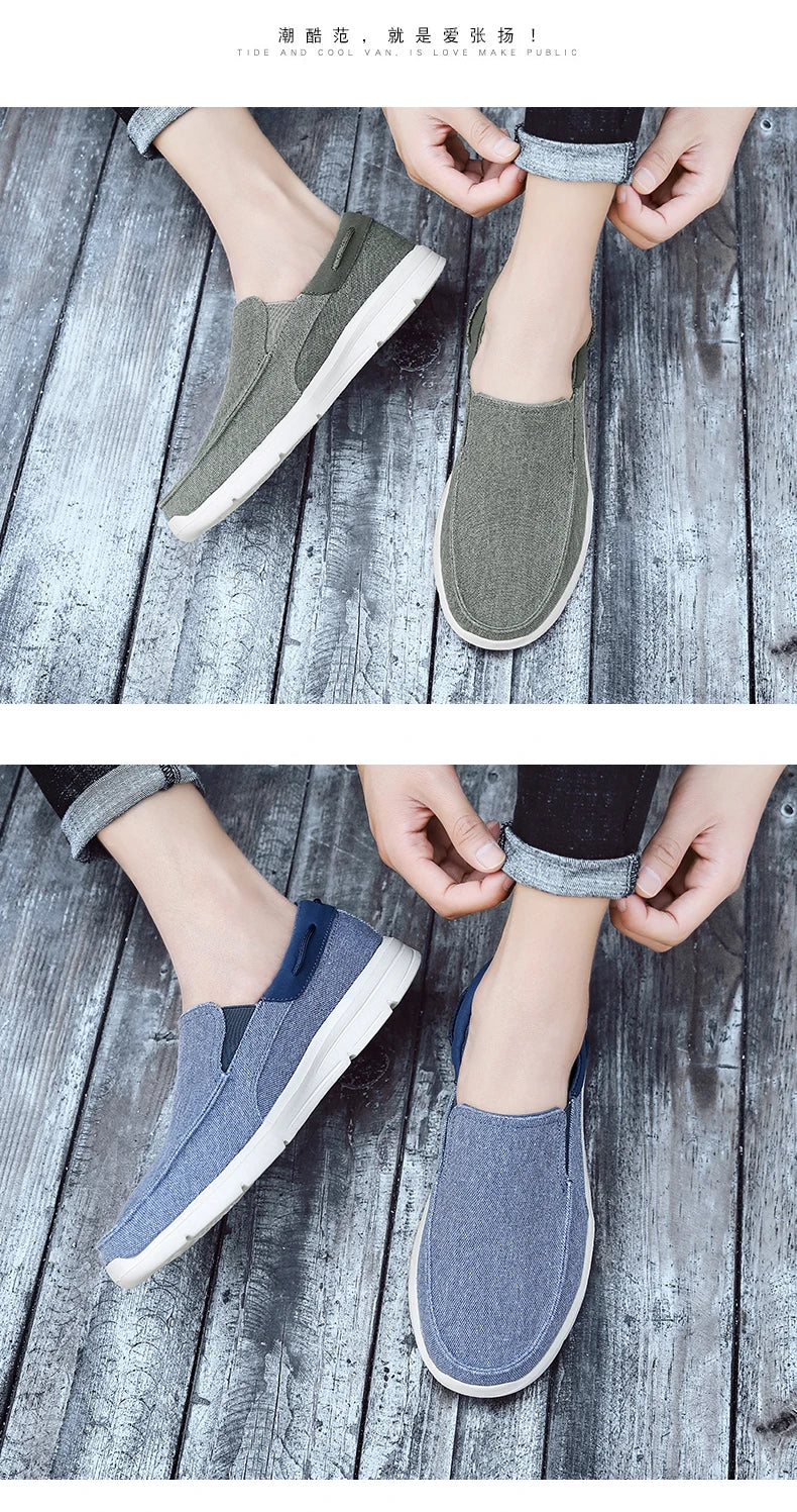 Loafers For Men Shoes Autumu New Men Canvas Shoes Classic Leisure Shoes Comfortable Breathable Sneakers For Men Loafers