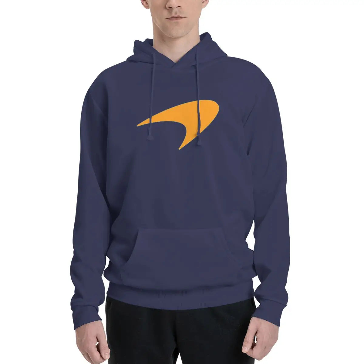 M-McLarens Papaya Logo Hoodies Men Women Casual Pullover Sweatshirts Fashion Long Sleeve Hooded Autumn Winter