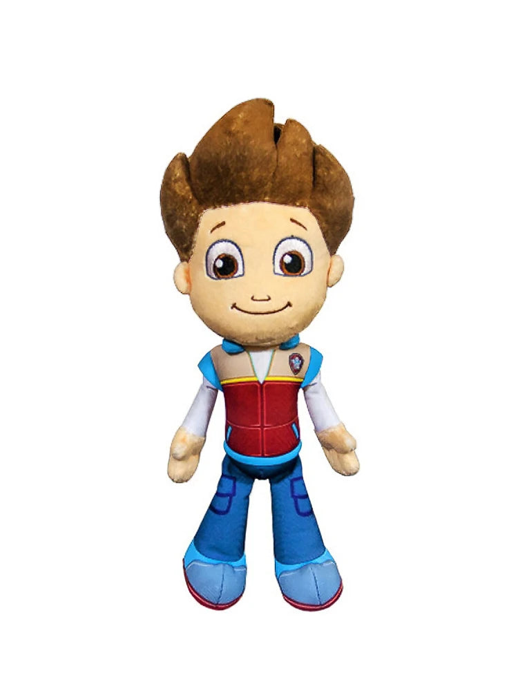 Paw Patrol Plush Toy Action Figure Ryder Marshal Zuma Everest Cartoon Model Two postures Plush Toy Children's Birthday Party Gif