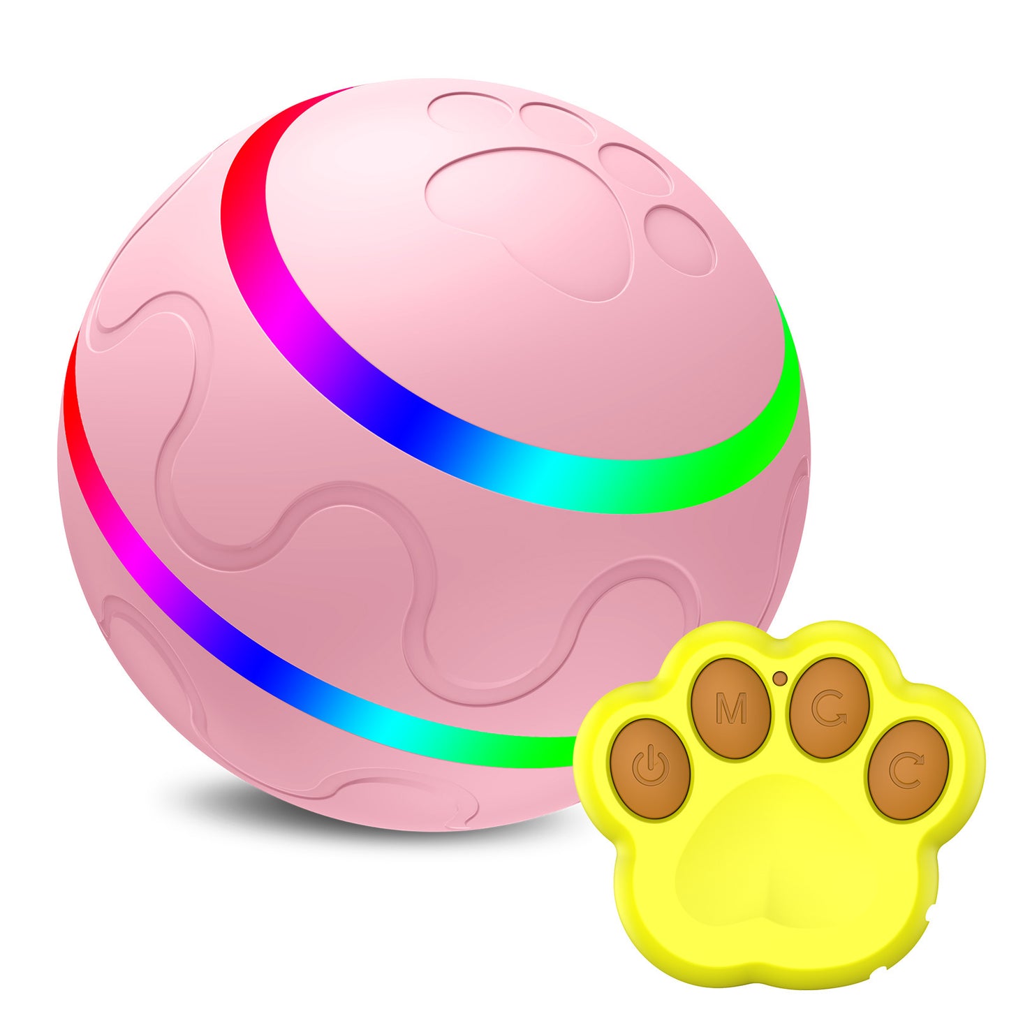 ペット用新しい猫のウィキッドボールおもちゃ 知能ボール USB猫おもちゃ 自動回転ボール