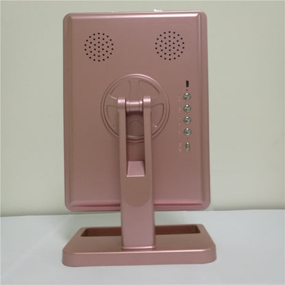 タッチスクリーン メイクアップミラー 20LEDライト付き Bluetooth音楽スピーカー 10倍拡大鏡 ライト付き
