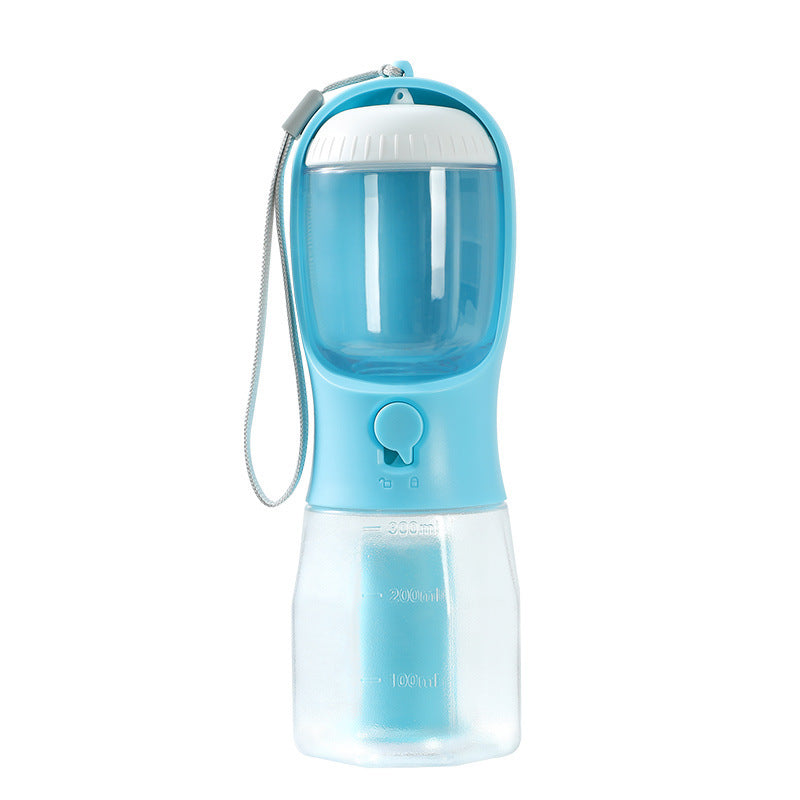 犬用ウォーターカップ 飲み物 フード ゴミ袋 3-in-1 携帯用 小型 多機能 ペットカップ ペット用品