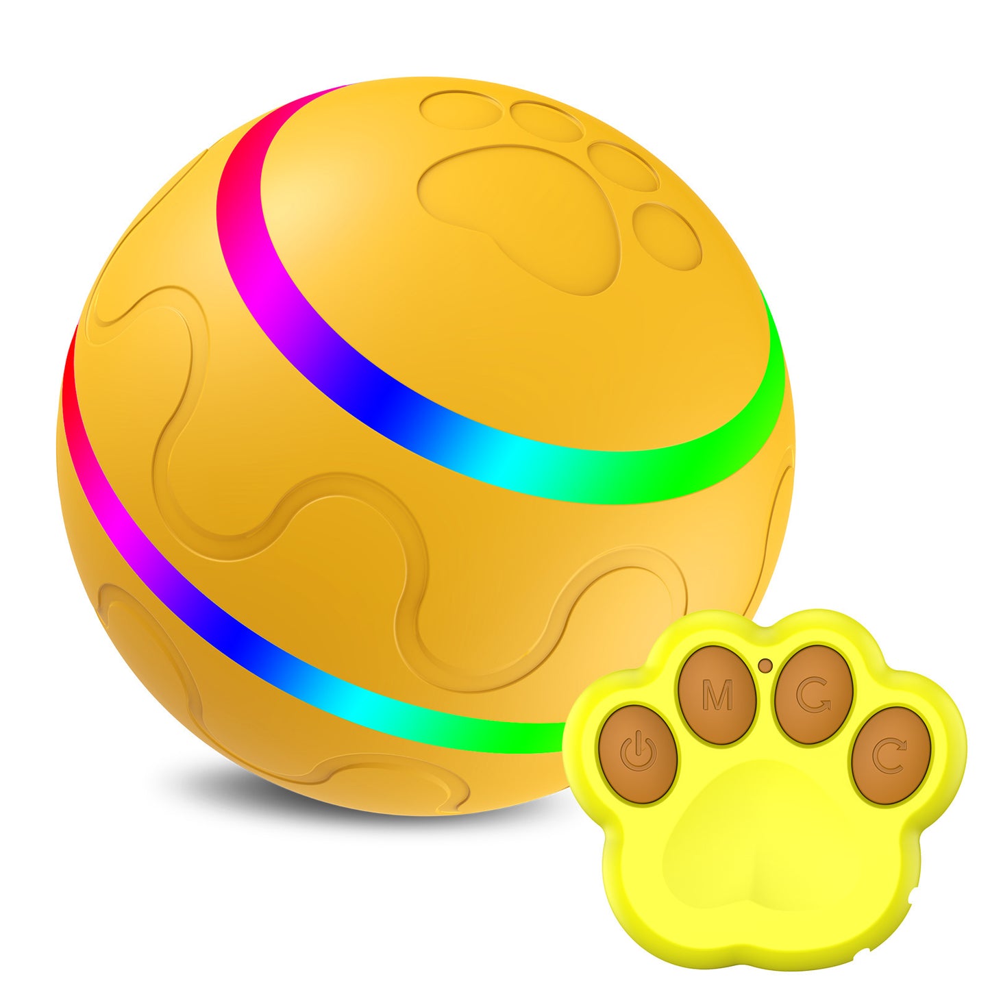 ペット用新しい猫のウィキッドボールおもちゃ 知能ボール USB猫おもちゃ 自動回転ボール