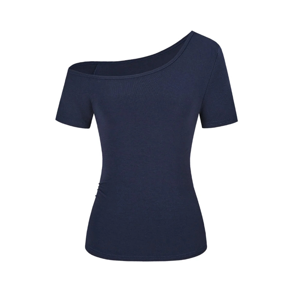 Y2kスポーツサマーオフショルダートップ レディース レター セクシー ヴィンテージ 2000年代 ショートスリーブTシャツ レディボディ ベーシッククロップトップ 女性用 カジュアル