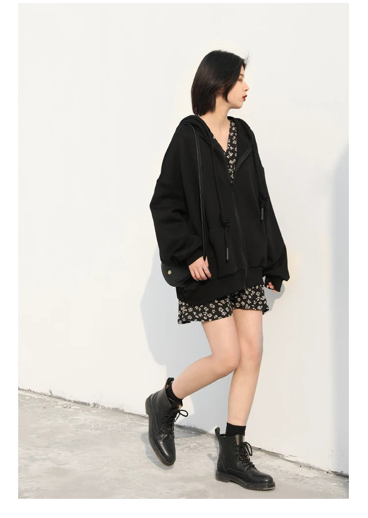CHIC VEN Women's Hoodies Sweatshirts Casual Loose Sports Women Jackets Streetwear Female Coat Fashion Tops Spring Autumn 2022
