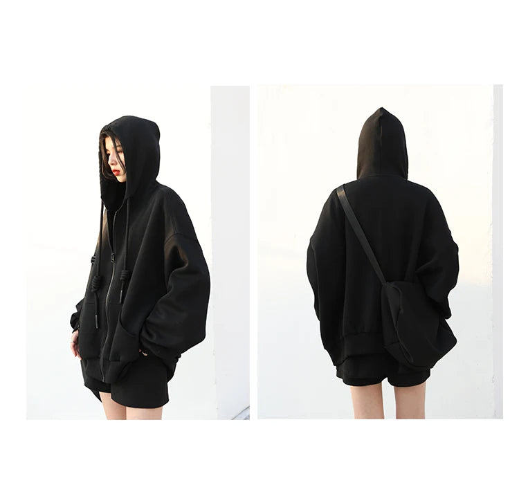 CHIC VEN Women's Hoodies Sweatshirts Casual Loose Sports Women Jackets Streetwear Female Coat Fashion Tops Spring Autumn 2022