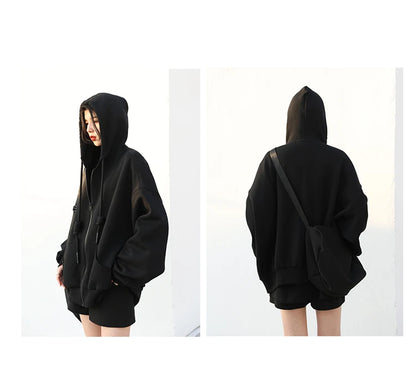 CHIC VEN Women's Hoodies Sweatshirts Casual Loose Sports Women Jackets Streetwear Female Coat Fashion Tops Spring Autumn 2022