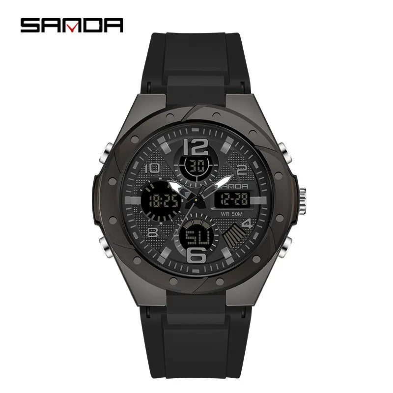Luxury Rose Gold Women Men Digital Watches Fashion Stainless Steel LED Electronic Wristwatch Waterproof Sports watch