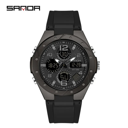 Luxury Rose Gold Women Men Digital Watches Fashion Stainless Steel LED Electronic Wristwatch Waterproof Sports watch