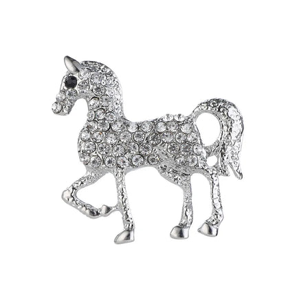 WYBU Brooches for Women Fashion Animal Horse Brooch Pin Elegant Party Coat Accessories Bee Perfume