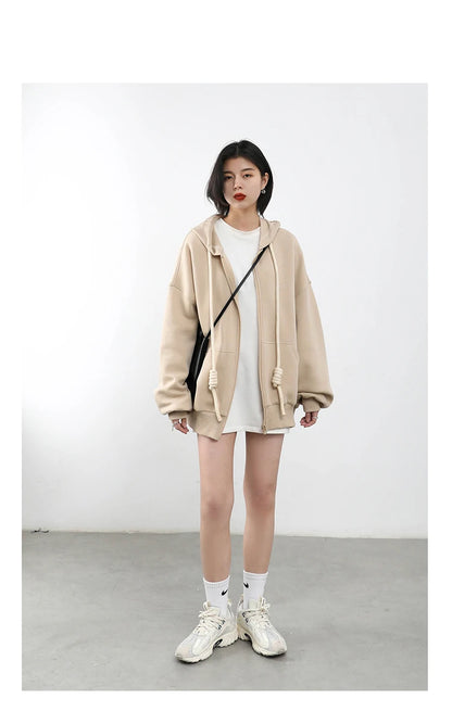 CHIC VEN Women's Hoodies Sweatshirts Casual Loose Sports Women Jackets Streetwear Female Coat Fashion Tops Spring Autumn 2022