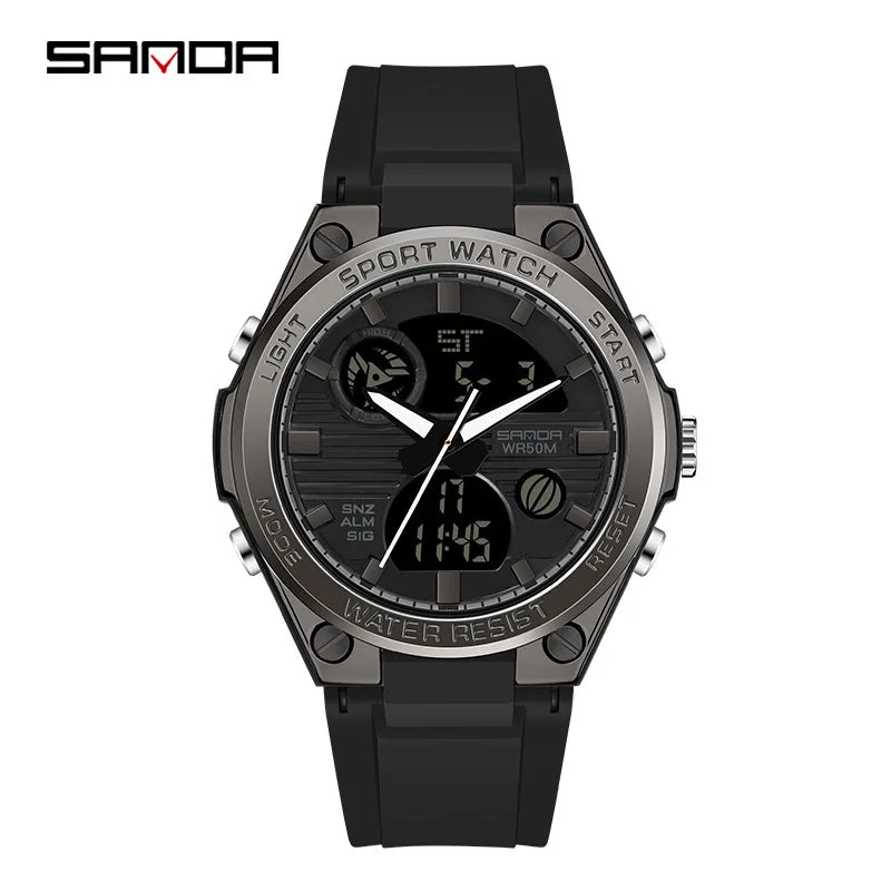 Luxury Rose Gold Women Men Digital Watches Fashion Stainless Steel LED Electronic Wristwatch Waterproof Sports watch
