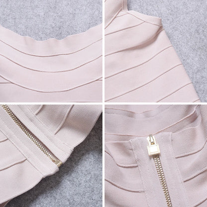 WillBeNice Quality Office Lady Fishtail White Bandage Crop Tops Tank Women Black Elastic Vest Luxury Sleeveless Bodyocn Camis