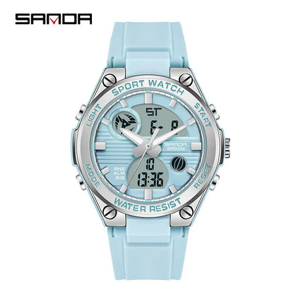 Luxury Rose Gold Women Men Digital Watches Fashion Stainless Steel LED Electronic Wristwatch Waterproof Sports watch