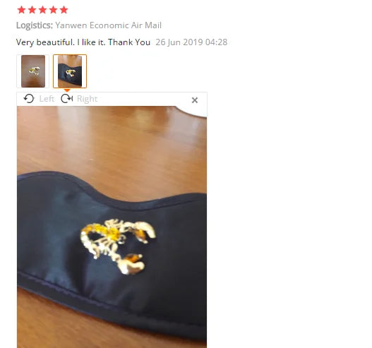 Decorative Imitated Rhinestone Garment Jewelry Brooch Bridal Wedding Imitated Crystal Animal Scorpion Brooch