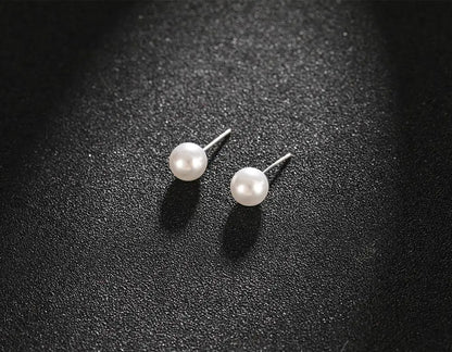 Best Selling Wild Fashion Simple Pearl Bean  Earrings Style Women Girls Earrings Jewelry Wholesale Crystal Earrings Brincos