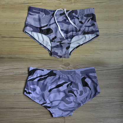 Mens Swimsuit Underwear Swim Trunks Surf Beach Shorts Quick Dry Swimwear Boxer Bathing Suits Beachwear Boardshort Underwear