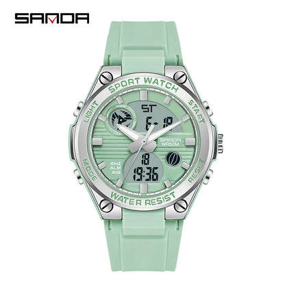 Luxury Rose Gold Women Men Digital Watches Fashion Stainless Steel LED Electronic Wristwatch Waterproof Sports watch
