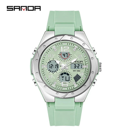Luxury Rose Gold Women Men Digital Watches Fashion Stainless Steel LED Electronic Wristwatch Waterproof Sports watch