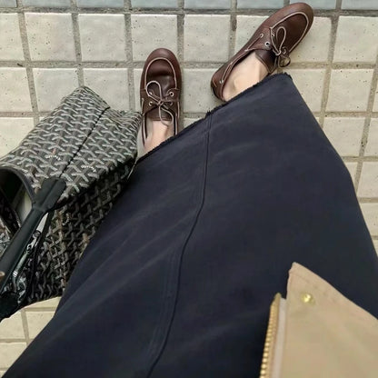 Loafers Woman Flats 2025 Woman Slip-on Casual Soft Leather  Female Flats Shoes Comfortable Women's Whoes