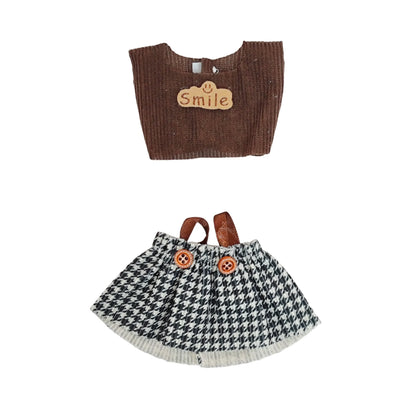 Labubu 1st & 2nd Gen Outfit - 17cm Sitting Vinyl Figure Clothes | Casual Style | Pop Mart Collectible