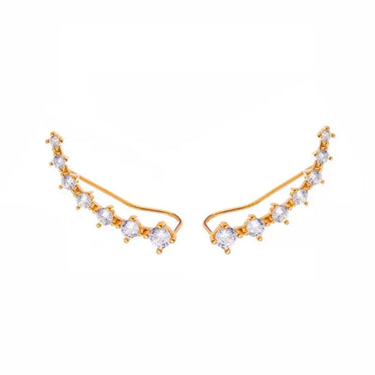 925 Silver Needle Korean Fashion Zircon Geometric Earrings For Women Jewelry 2025 Trending Luxury Crystal Cross Stud Earrings