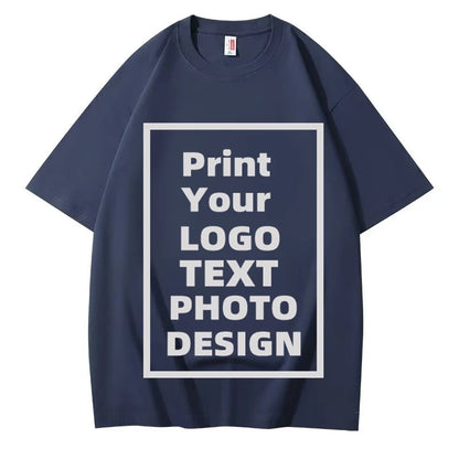 オーダーメイドのカスタムテキストネームTシャツ、独自のメッセージを追加 メンズコットンTシャツ、パーソナライズTシャツ、デザインをプリント メンズTシャツ トップス