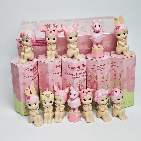 2025 Hot Sell Sonnes Angels Cherry Blossom Series Anime Figures Ornaments Dolls Fans Children Gift Random