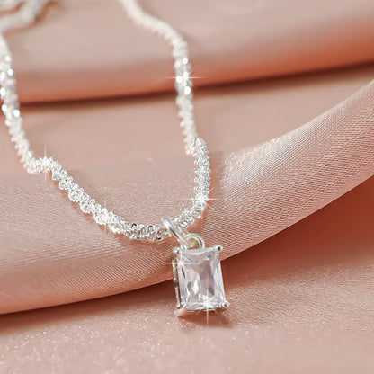 Sparkling Thin Chain Anklet Bracelet for Women Zircon Cross Pendant Bracelet on Leg Foot 2024 Trendy Boho Summer Beach Jewellry
