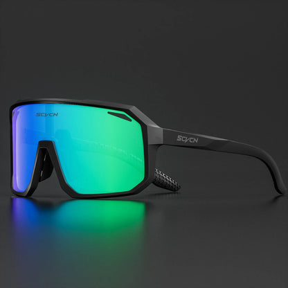 SCVCN サイクリンググラス バイクサングラス メンズ UV400 アイウェア アウトドアスポーツ MTB ゴーグル 自転車 レディース ライディング ハイキング サングラス