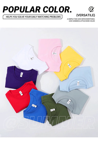 Couple Tees Swimming Black Cat Diving Shoulder Short Sleeved T-shirt For Men Women Breathable Casual Pure Cotton Loose Tops