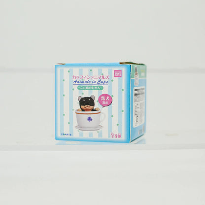 8PCS/set Coffee Cup Dogs Teacup Puppy Blind Box Toy Desktop Ornament Anime Peripheral Gifts
