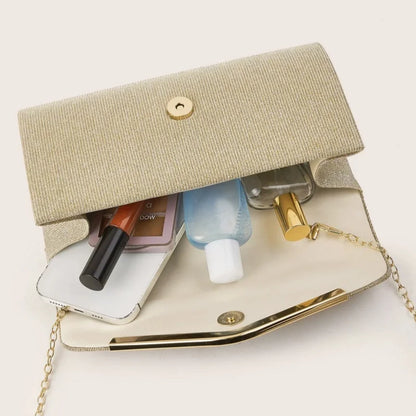 Fashion Elegant Clutch Bag New 2025 Hot Selling Chain Dinner Bag Bride Bridesmaid Lady Handbag Factory Outlet