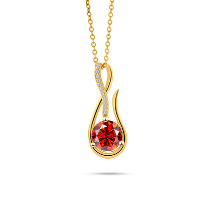 925スターリングシルバーネックレス 2CT Dカラー モアサナイト 音楽シンボルネックレス レディース アニバーサリー ファインジュエリー ママネックレス