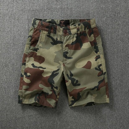 2025 Summer Men's Thin Loose Casual Work Short Pants Simple Wearable Camouflage Wear-resistant Tooling Sports Shorts For Man