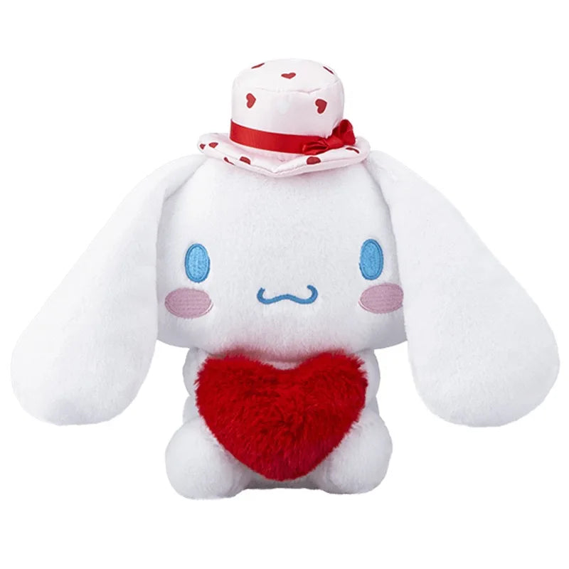 Kawaii Anime Sanrioed Hello Kitty Kuromi Cinnamoroll Plush Dolls Room Ornaments Pillow Toy Girl Children Birthday Valentine Gift