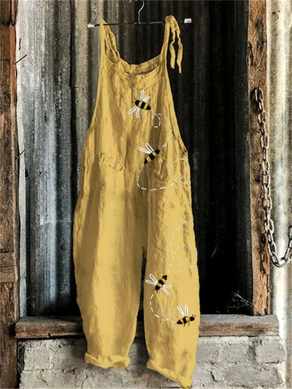 New Women's Jumpsuit Summer Clothing Sleeveless Lace-Up Casual Loose Wide-Leg Pants Women's Jumpsuits Plus Size Womens Bib Pants