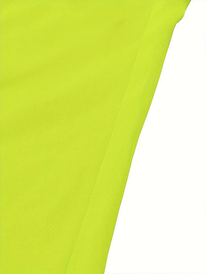 Plus Size Women's Party Dresses Halter Strapless Round Neck Solid Colour Sexy Dress Loose Casual Long Dresses