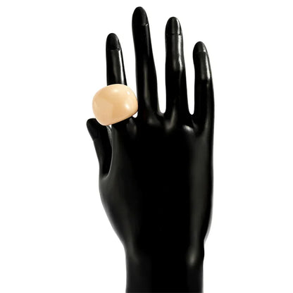 Classic Candy Color Acrylic Ring Exaggerated Geometric Ring Hand Jewelry Wholesale Women's Accessories