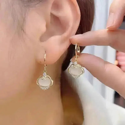 925 Silver Needle Korean Fashion Tassel Pearl Earrings For Women Jewelry 2025 Trending New Vintage Women's Pearl Drop Earrings